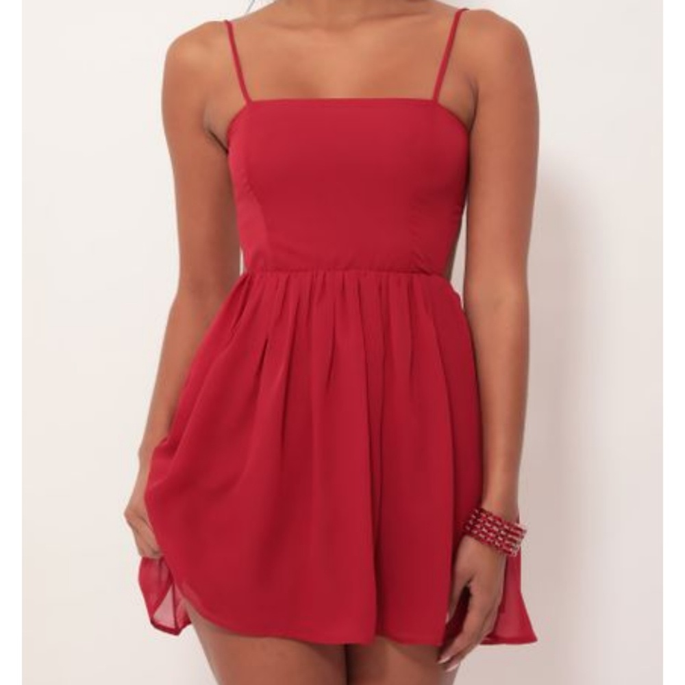 Jamey Chiffon A-line Dress